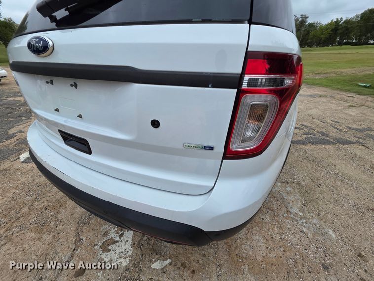 image for item FH6433 2015 Ford Explorer police interceptor  SUV
