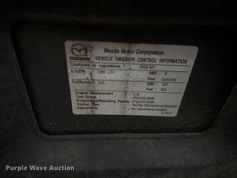 image for item FH6444 2008 Mazda Mazda3 