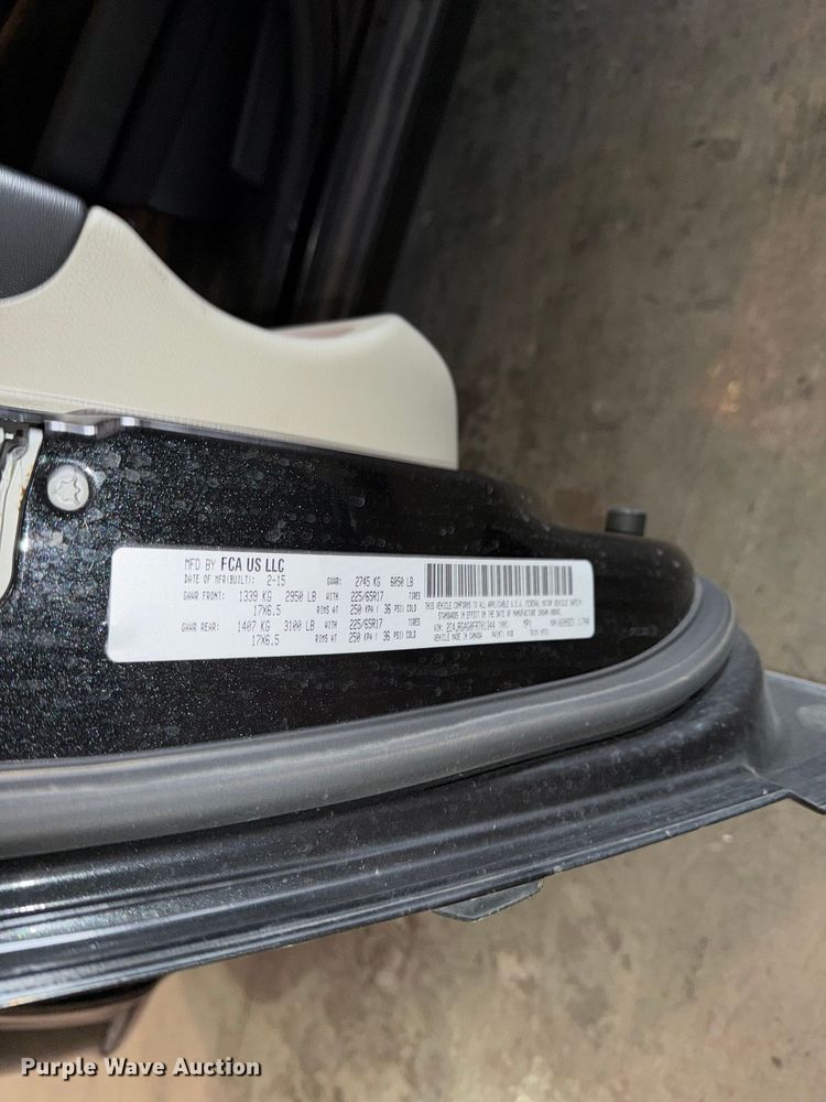image for item FH6446 2015 RAM Cargo Van van
