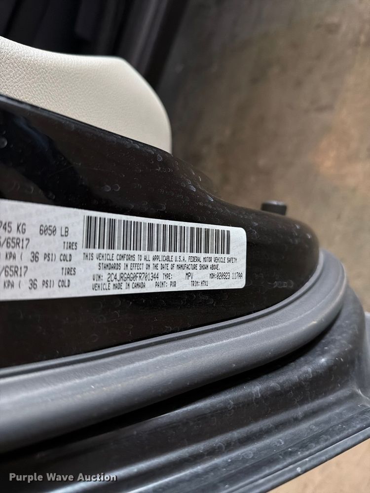 image for item FH6446 2015 RAM Cargo Van van