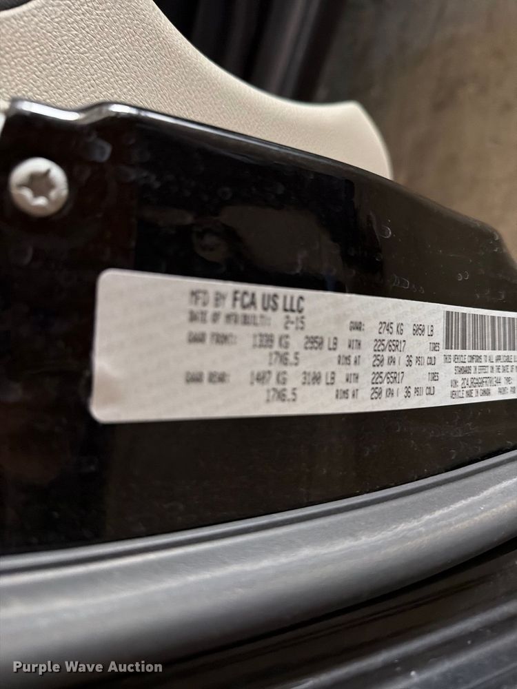 image for item FH6446 2015 RAM Cargo Van van