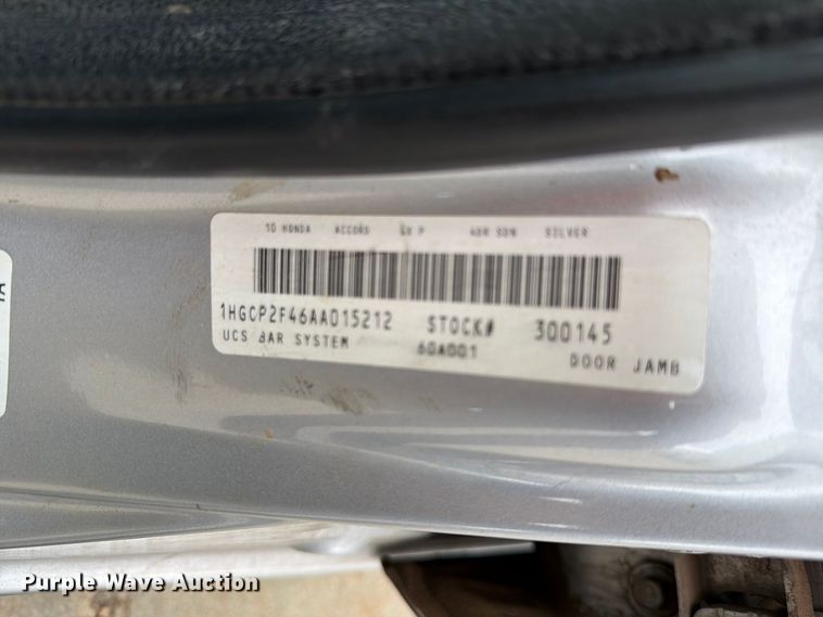 image for item FH6448 2010 Honda  Accord 