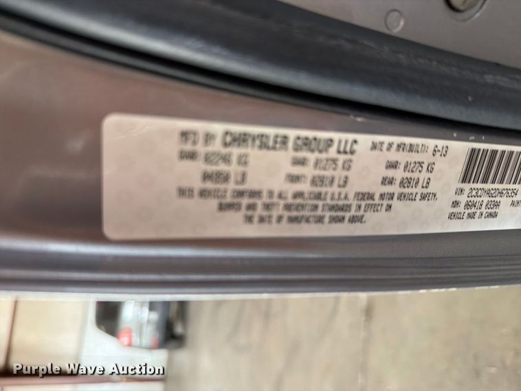 image for item FI0978 2013 Dodge Challenger 