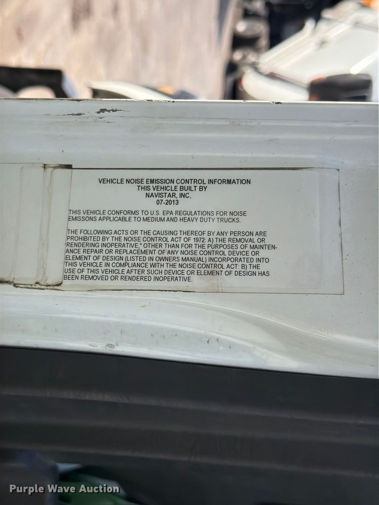 image for item FK4168 2014 International 7400 truck cab and chassis