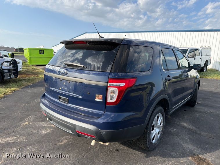 image for item FN1512 2015 Ford Explorer Police Interceptor SUV