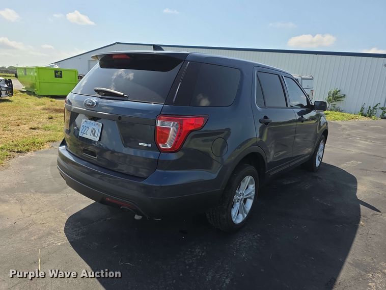 image for item FN1514 2017 Ford Explorer Police Interceptor SUV