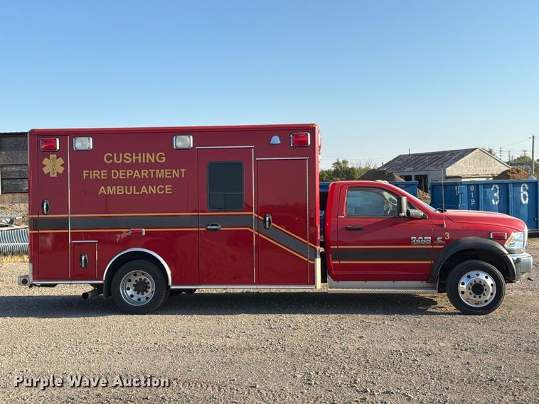 image for item FN2587 2013 RAM 4500 ambulance