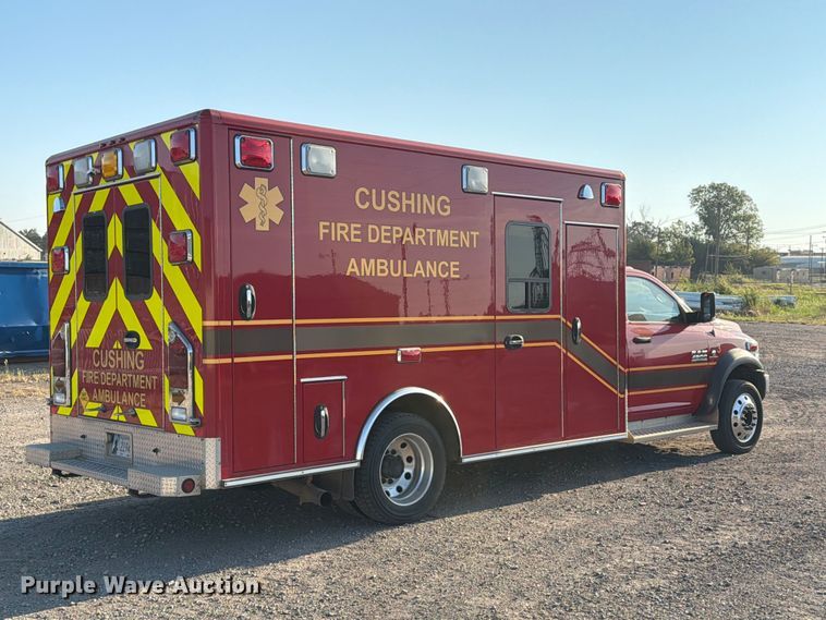 image for item FN2587 2013 RAM 4500 ambulance
