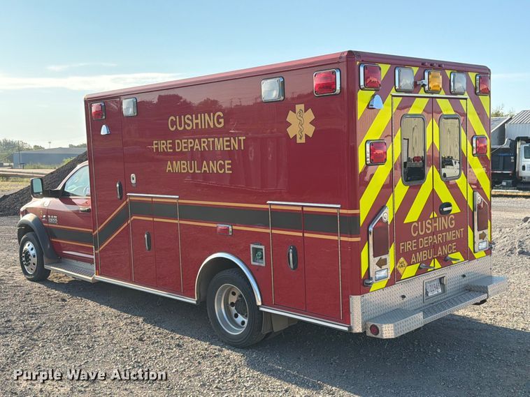 image for item FN2587 2013 RAM 4500 ambulance