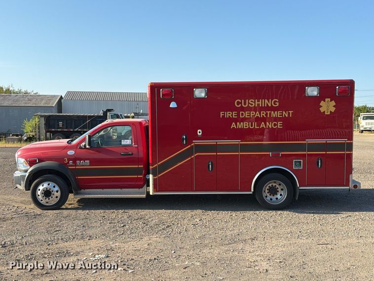 image for item FN2587 2013 RAM 4500 ambulance