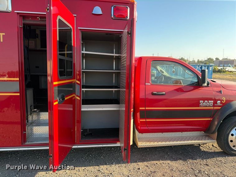 image for item FN2587 2013 RAM 4500 ambulance