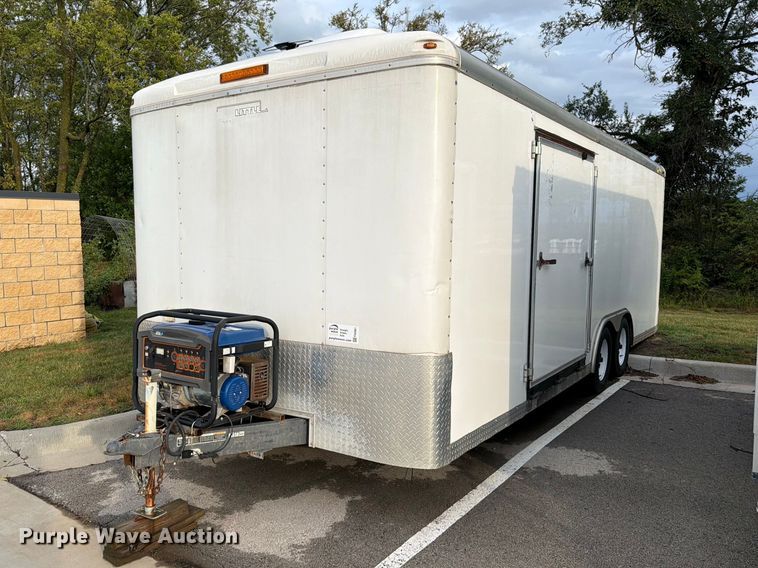 image for item FN5861 2009 Doolittle enclosed cargo trailer