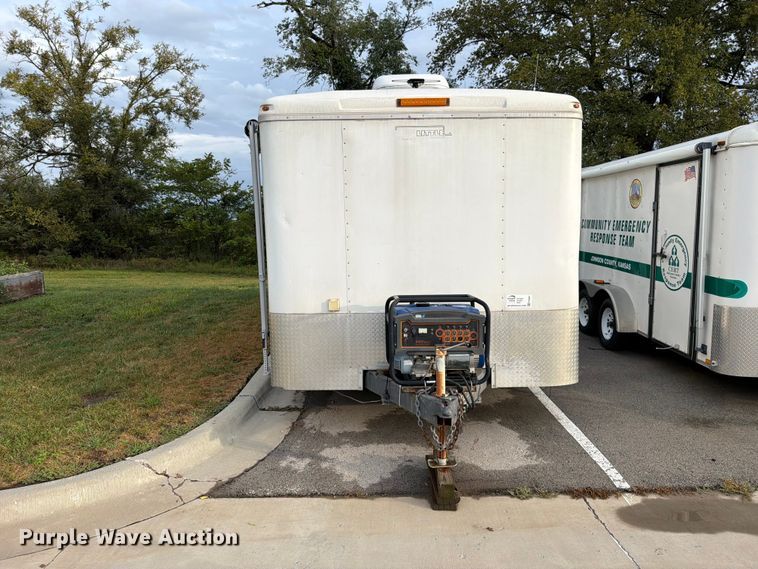 image for item FN5861 2009 Doolittle enclosed cargo trailer