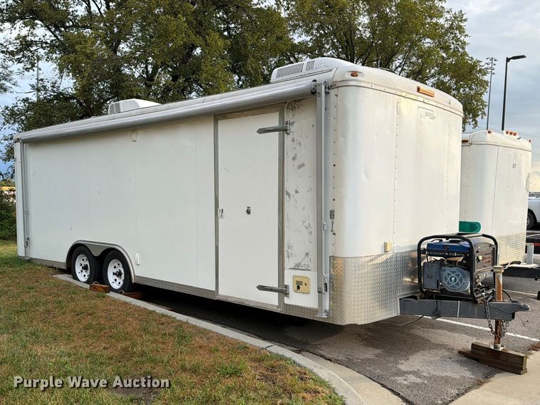 image for item FN5861 2009 Doolittle enclosed cargo trailer