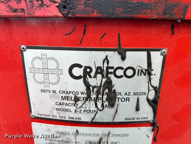 image for item FT6053 1996 Crafco EZ Pour 100D Crack Sealer