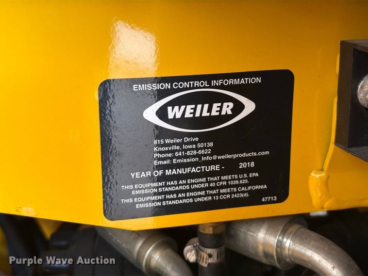 image for item FT6278 2018 Weiler 1648 Plus paver