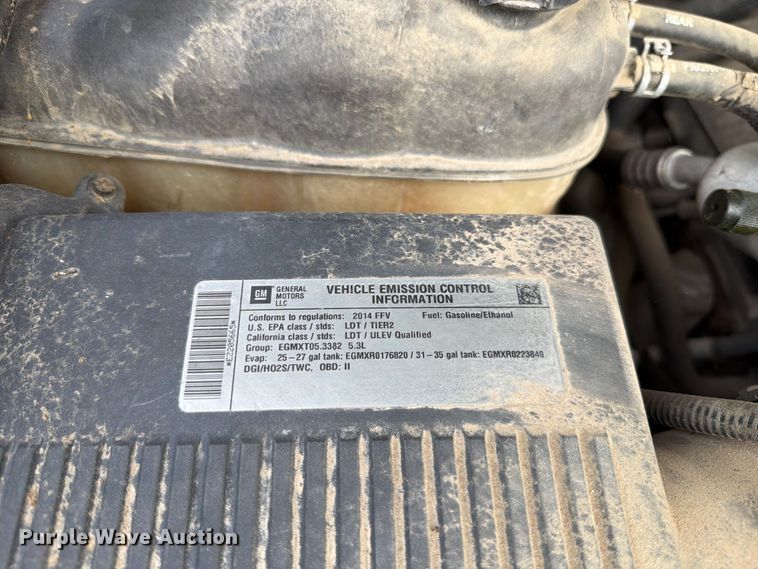 image for item FT6292 2014 Chevrolet Silverado 1500 Ext. Cab pickup truck