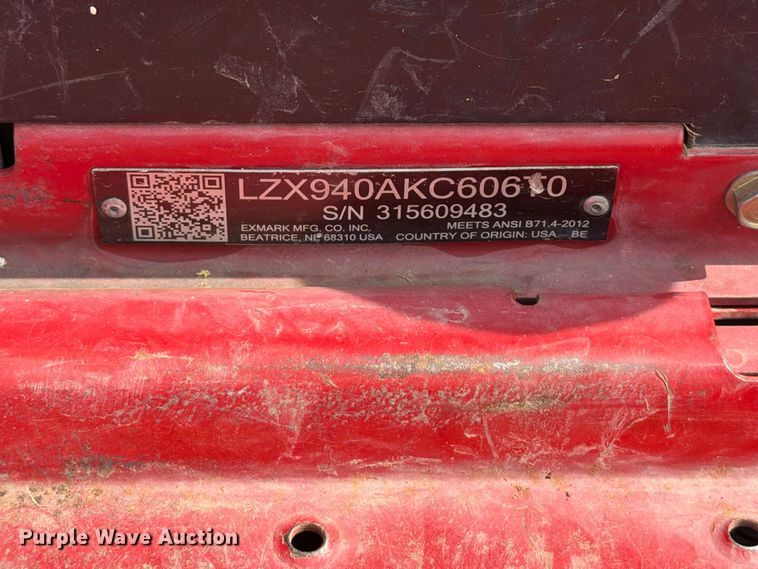image for item FT6294 2015 eXmark X-Series ZTR lawn mower