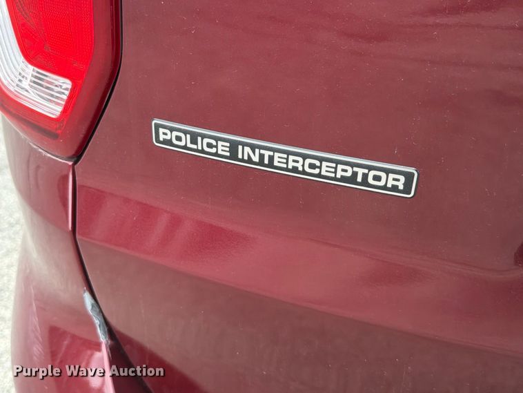 image for item FT6298 2016 Ford Explorer Police Interceptor SUV