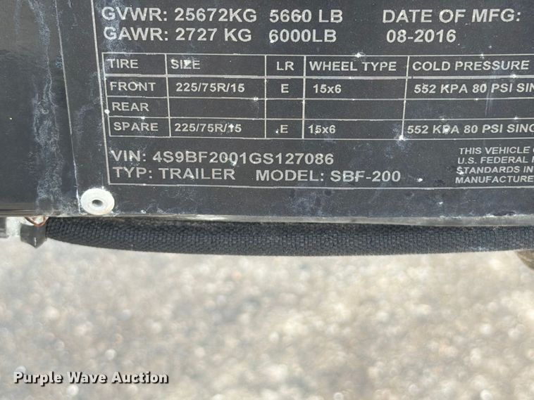 image for item FT6299 2016 Stepp SBF-200 pothole patcher