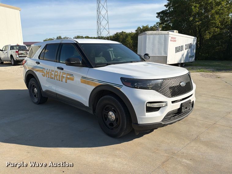 image for item FT8018 2022 Ford Explorer Police Interceptor SUV