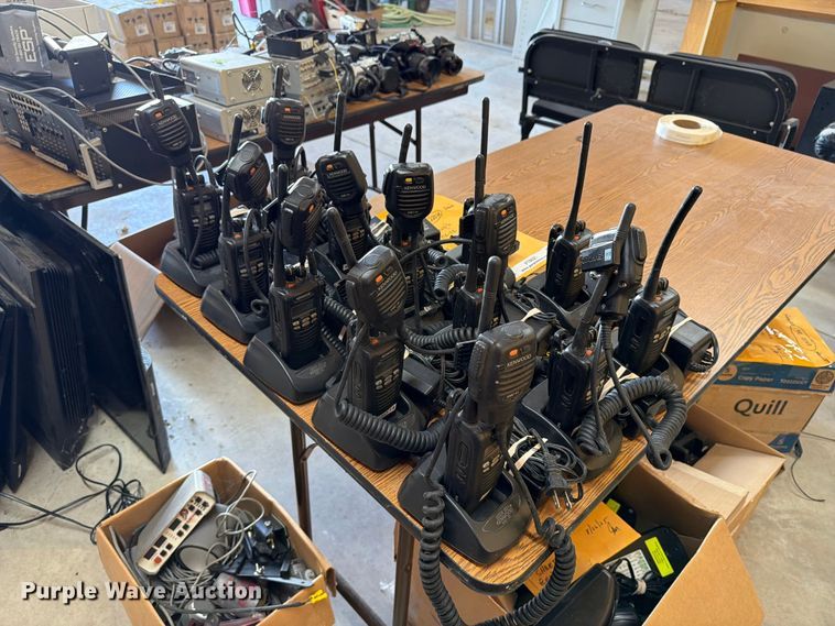 image for item FT8021 Kenwood Approximately 13 Kenwood two-way radios