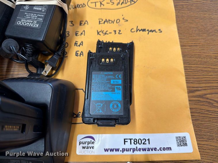 image for item FT8021 Kenwood Approximately 13 Kenwood two-way radios