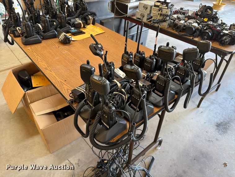 Approximately 13 Kenwood two-way radios