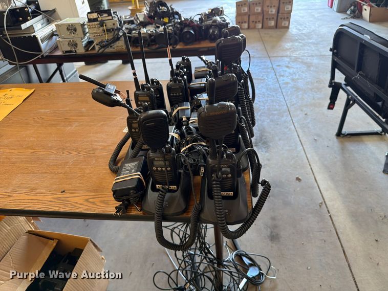 image for item FT8022 Approximately 13 Kenwood two-way radios