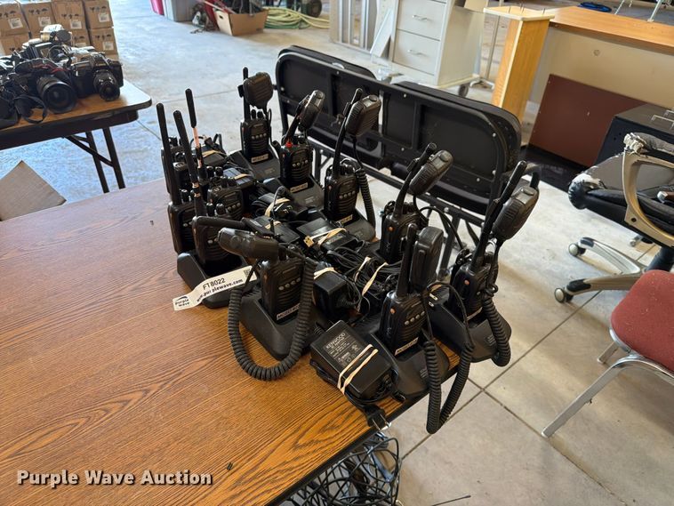 image for item FT8022 Approximately 13 Kenwood two-way radios