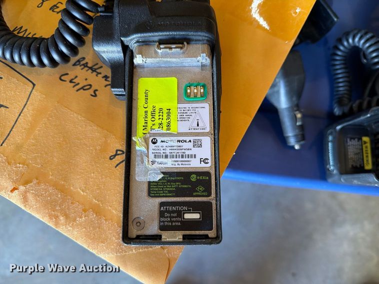 image for item FT8023 Motorola XTS 1500 two way radios