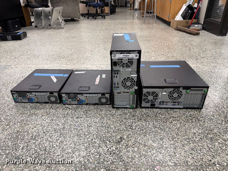 image for item FT8034 (4) HP computers