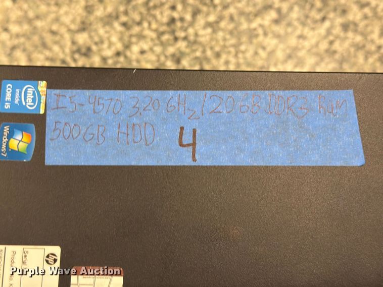image for item FT8036 (5) HP computers