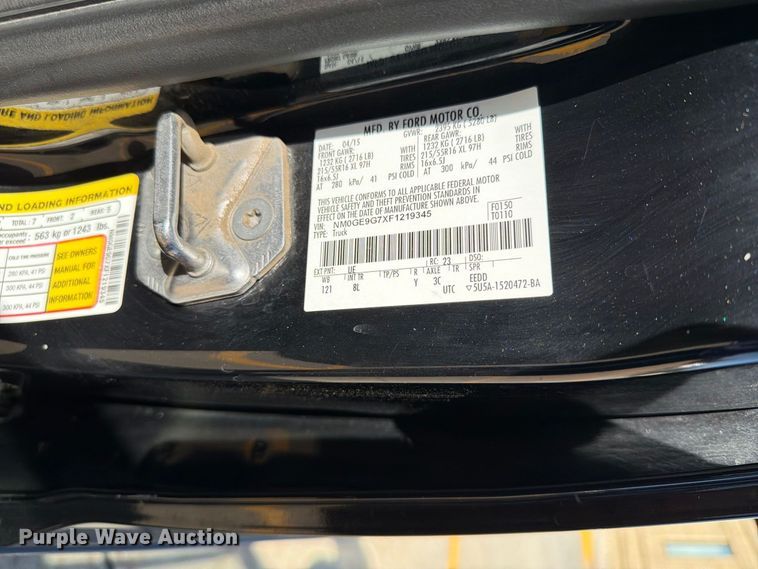 image for item FT8046 2015 Ford Transit Connect van