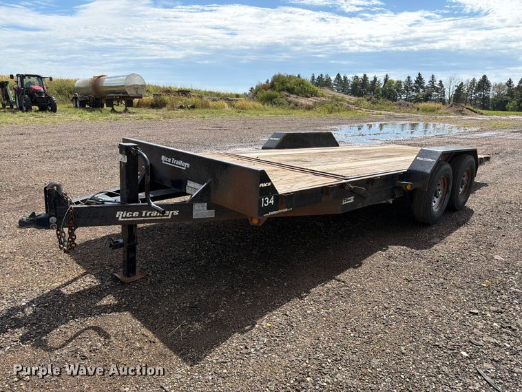 2011 R&W Trailer Mfg Rice tilt deck utility trailer