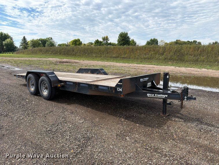 image for item FT8049 2011 R&W Trailer Mfg Rice tilt deck utility trailer