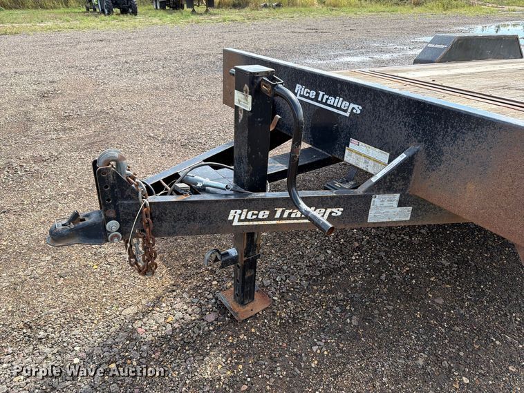 image for item FT8049 2011 R&W Trailer Mfg Rice tilt deck utility trailer