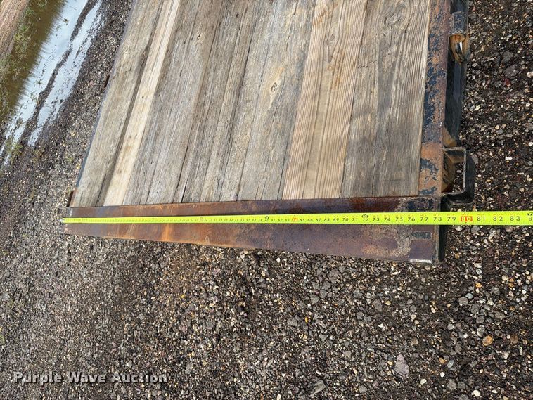 image for item FT8049 2011 R&W Trailer Mfg Rice tilt deck utility trailer