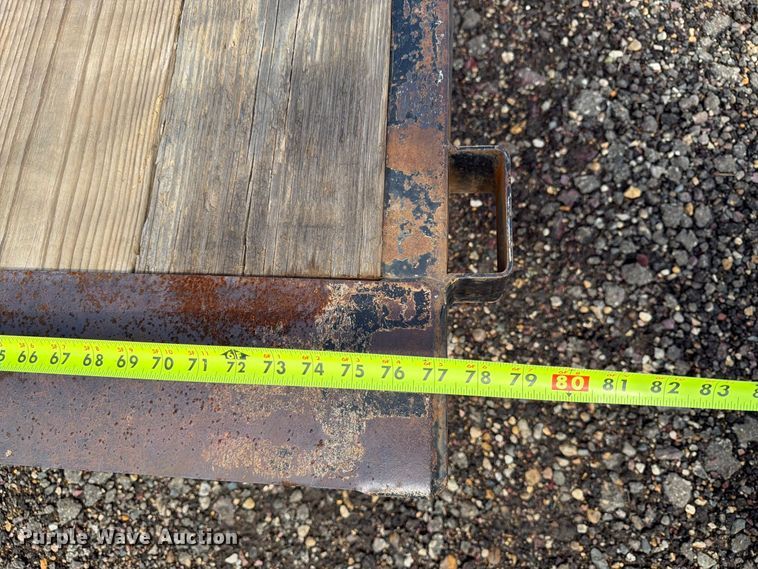 image for item FT8049 2011 R&W Trailer Mfg Rice tilt deck utility trailer