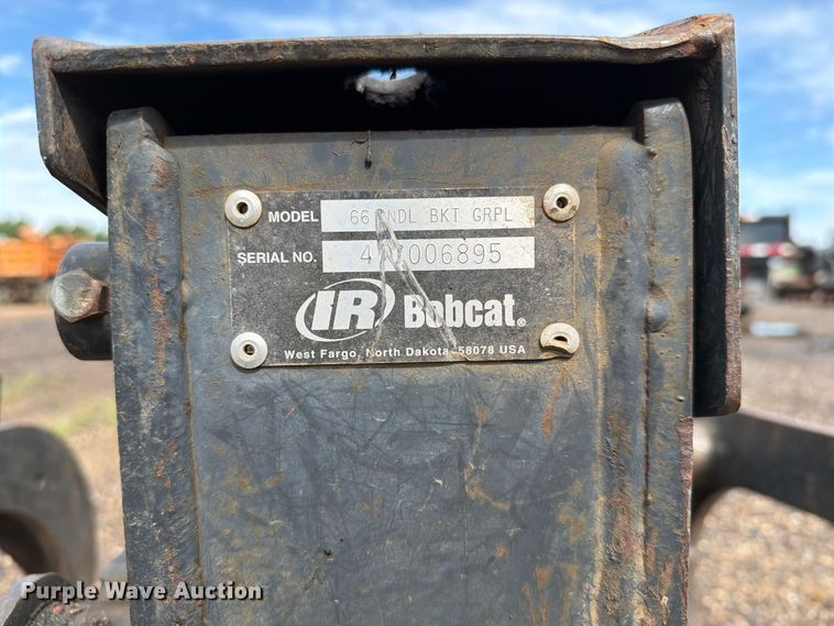 image for item FT8050 Bobcat 66 GNDL BKT GRPL skid steer grapple bucket