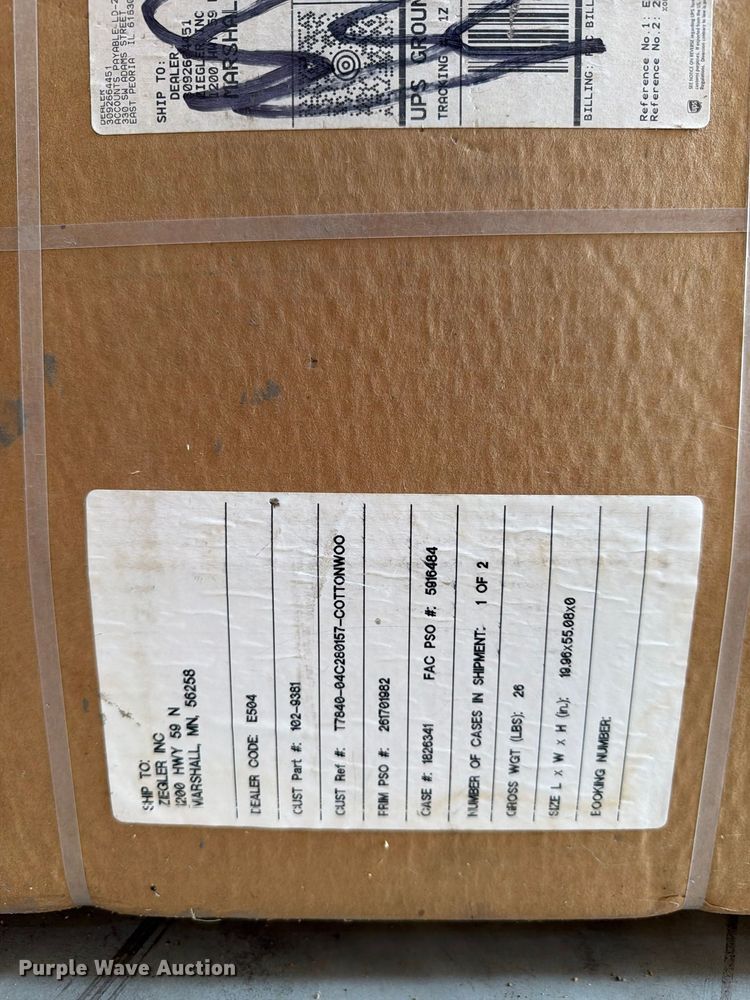 image for item FT8057 Caterpillar (2) Caterpillar glass windows