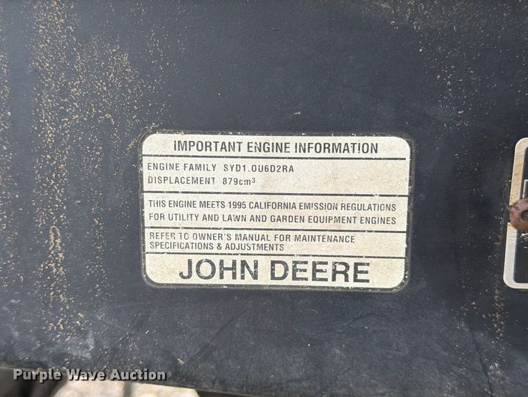 image for item FT8058 John Deere F935 lawn tractor