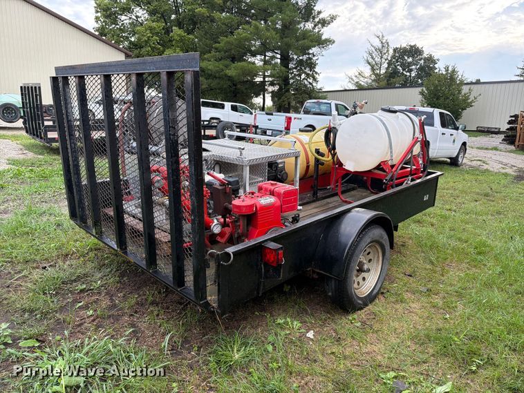 image for item FT8067 2005 H&H Trailer Co. utility trailer