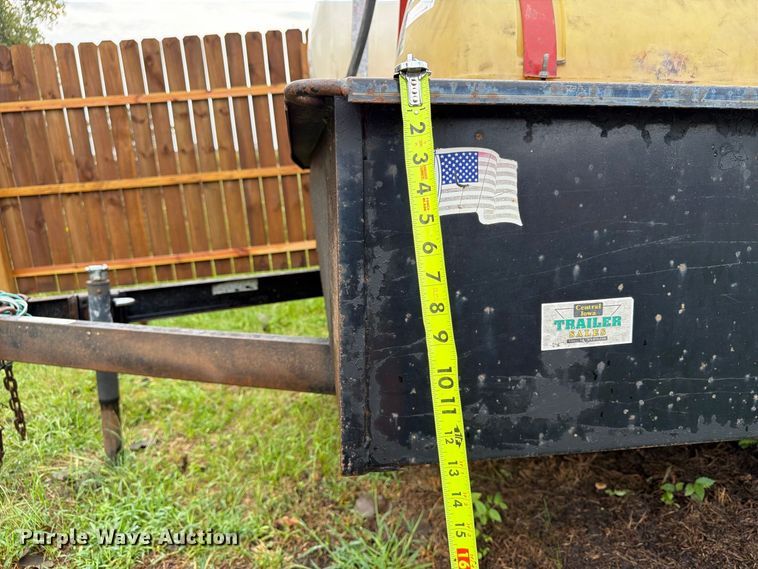 image for item FT8067 2005 H&H Trailer Co. utility trailer