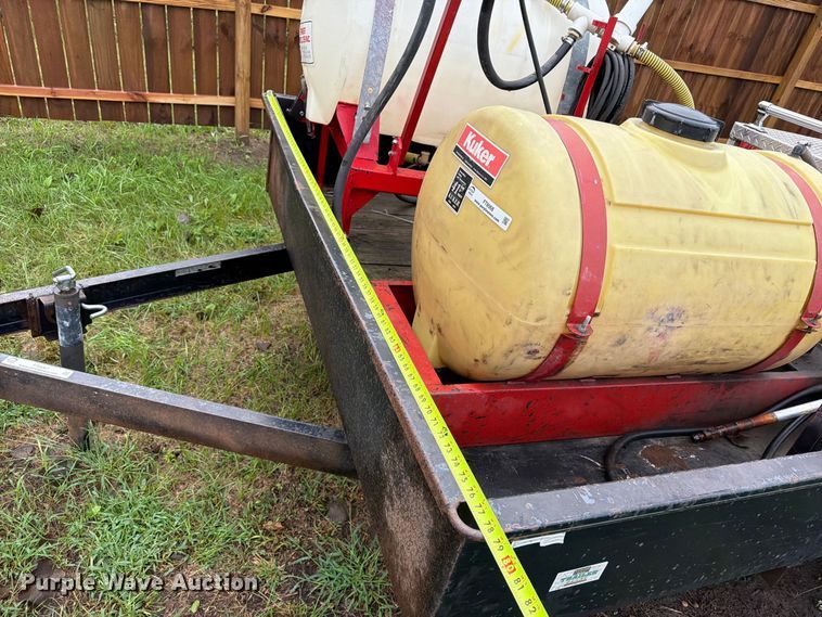 image for item FT8067 2005 H&H Trailer Co. utility trailer