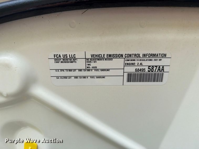 image for item FT8076 2021 Jeep Compass SUV