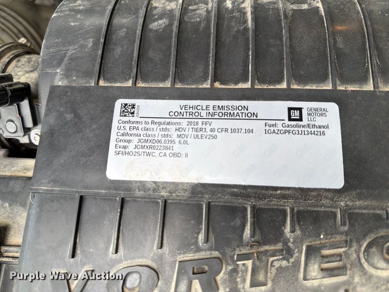 image for item FT8079 2018 Chevrolet Express 3500 van