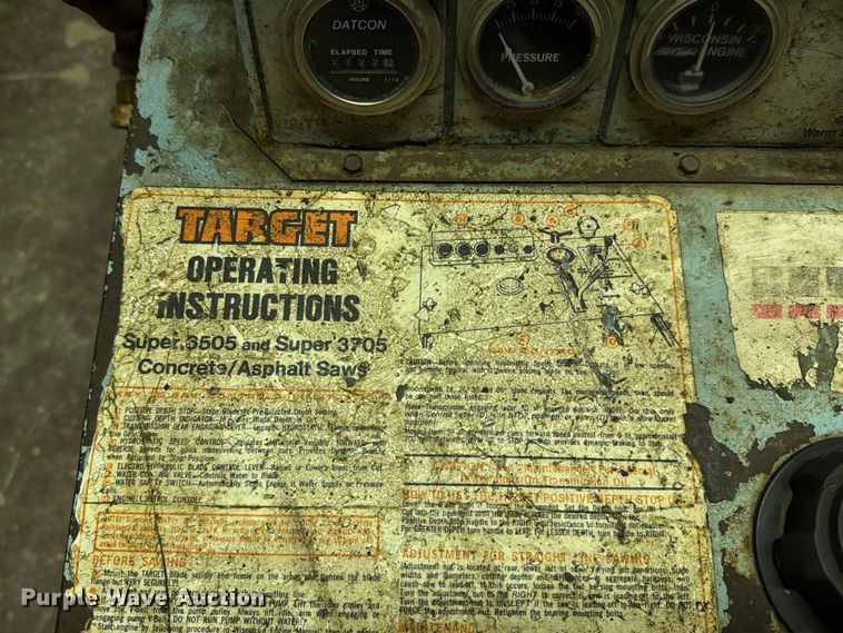 image for item FT8128 Target Super 6505 concrete saw