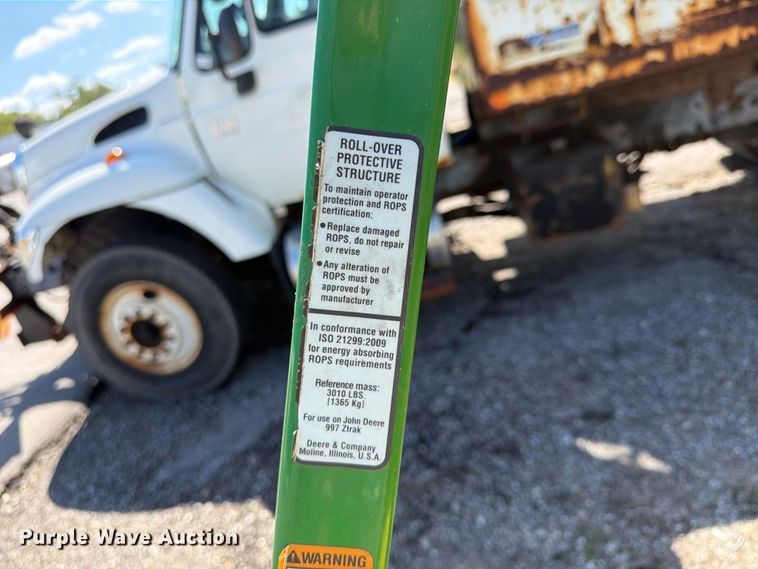 image for item FU4649 John Deere Z997R ZTR lawn mower