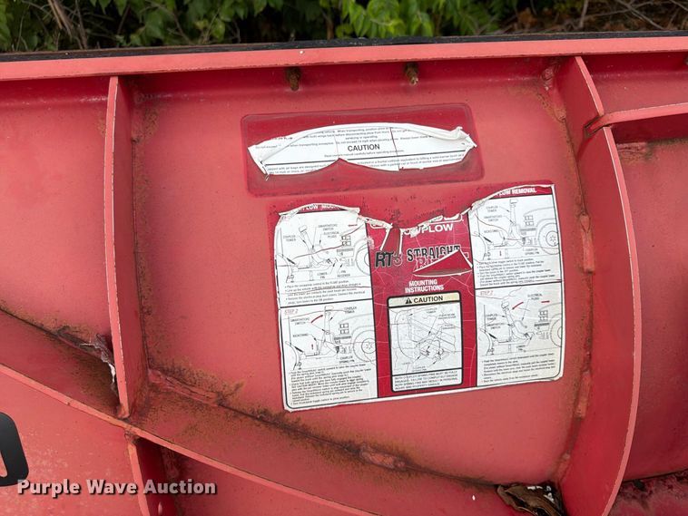 image for item FU4655 The Boss Plow RT3 Straight Blade snowplow